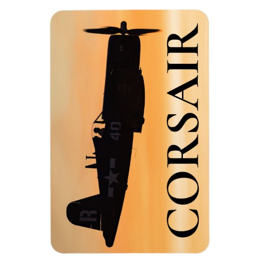 F4U Corsair Fighter Magnet (Vertikal)