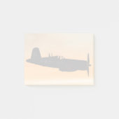F4U Corsair Fighter Post-it Klebezettel (Vorderseite)