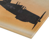 F4U Corsair Fighter Schneidebrett (Ecke)