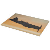 F4U Corsair Fighter Schneidebrett (Ecke)