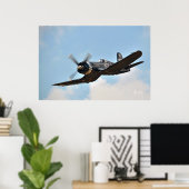 F4U Corsair GullWing Poster (Heimbüro)