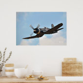 F4U Corsair GullWing Poster (Küche)