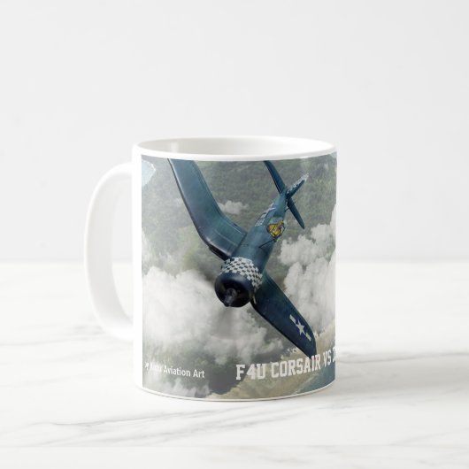 F4U Corsair Kaffeetasse (Vorderseite Links)