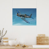 F4U Corsair Poster (Küche)