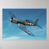 F4U Corsair Poster (Vorne)