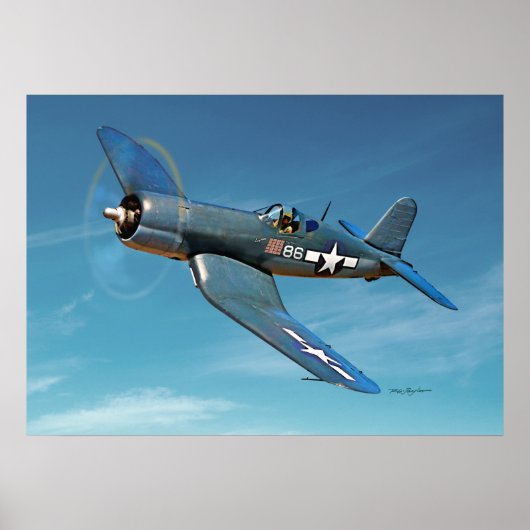 F4U Corsair Poster (Vorne)