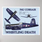 F4U Corsair Poster (Vorne)