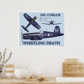 F4U Corsair Poster (Küche)