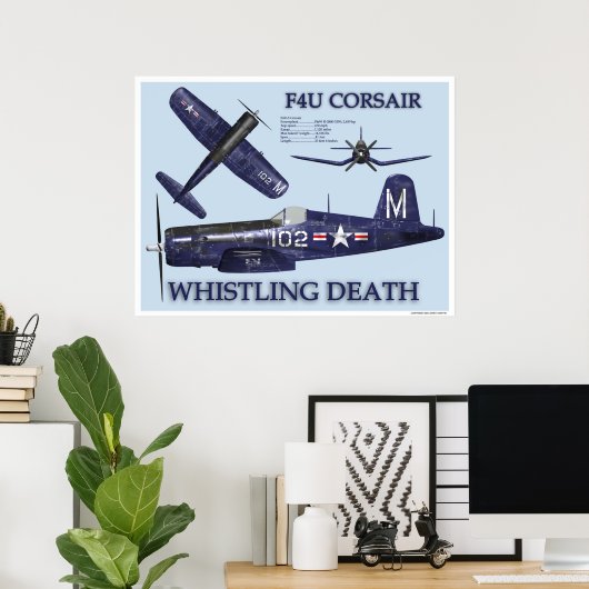 F4U Corsair Poster (Heimbüro)