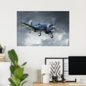F4U Corsair Poster (Heimbüro)