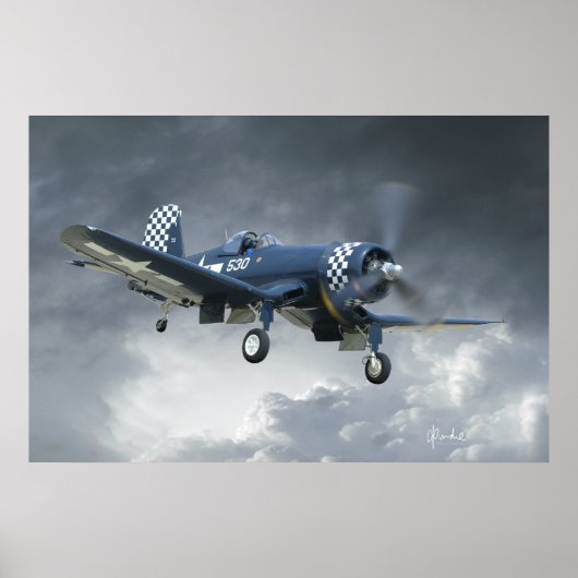 F4U Corsair Poster (Vorne)