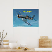 F4U Corsair Poster (Küche)