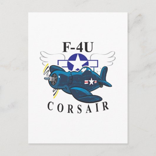 f4u corsair postkarte (Vorderseite)