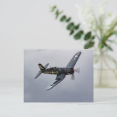 F4U Corsair Postkarte (Stehend Vorderseite)