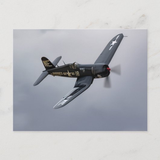 F4U Corsair Postkarte (Vorderseite)