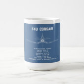F4U CORSAIR STATTS BLUEPRINT TASSE (Mittel)