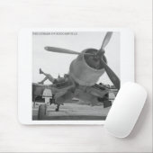 F4U CORSIAR AUF BOUGAINVILLE MOUSEPAD (Mit Mouse)