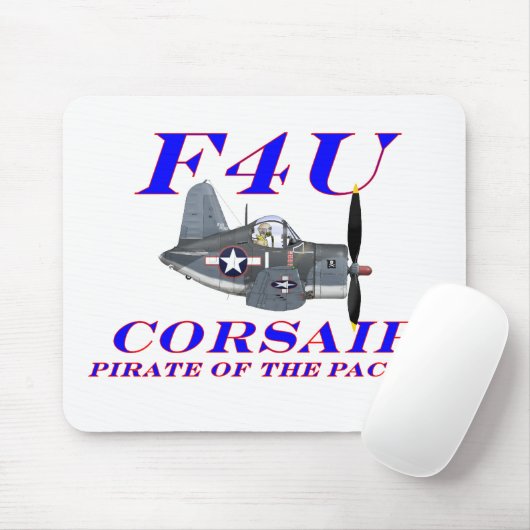 F4U Mausunterlage Mousepad (Mit Mouse)