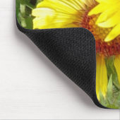 F6 Gelbe Wildblumen Gaillardia Mousepad (Ecke)