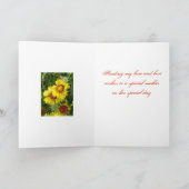 F6 Gelbe Wildblumen Karte (Innenseite)