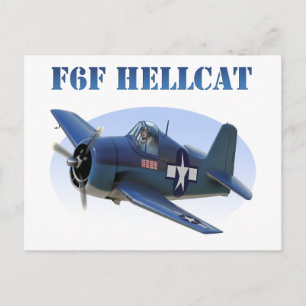 F6F Grumman Hellcat Postkarte