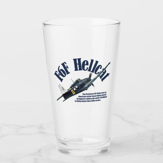 "F6F Hellcat" Glas (Vorderseite)