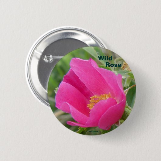 F7 Alberta Wild Rose Button (Vorne & Hinten)