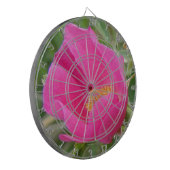 F7 Wilde Rose Hellrosa Blossom Dartscheibe (Vorderseite Links)