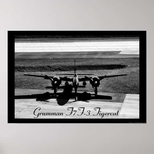 F7F-3 Tigercat frontal Poster (Vorne)