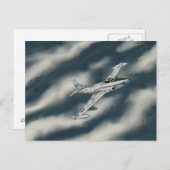 F80 Shooting Star Postkarte (Vorne/Hinten)