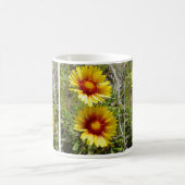 F8 Gelbe Wildblume Gaillardia Kaffeetasse (Mittel)