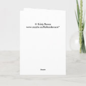 F8 Gelbe Wildblumen Karte (Rückseite)