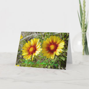 F8 Gelbe Wildblumen Karte