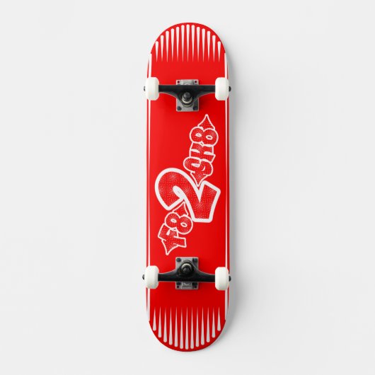 F8 SKATEBOARD (Vorderseite)