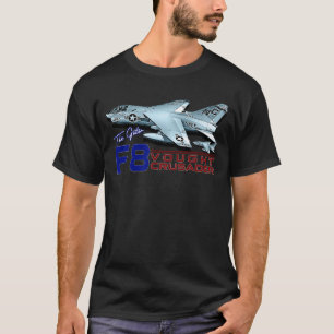 F8 Vought Kreuzfahrer Heavy US Navy Aircraft T-Shirt