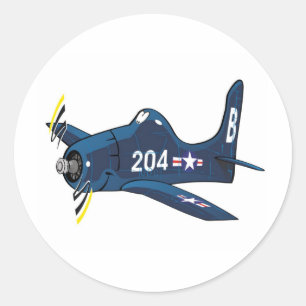 f8f Bearcat Runder Aufkleber
