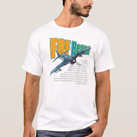 "F8F Bearcat " T-shirt (Vorderseite)
