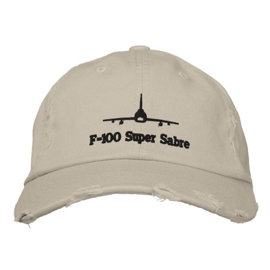 F-100 Golf Hat Bestickte Baseballkappe (Vorderseite)