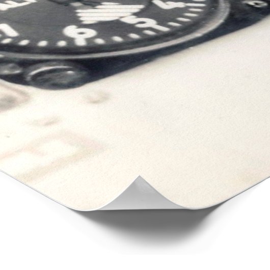 F-100-Instrumentenfeld Poster (Ecke)