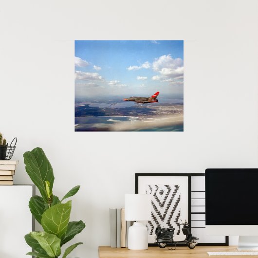 F-100 Super Saber Poster (Heimbüro)