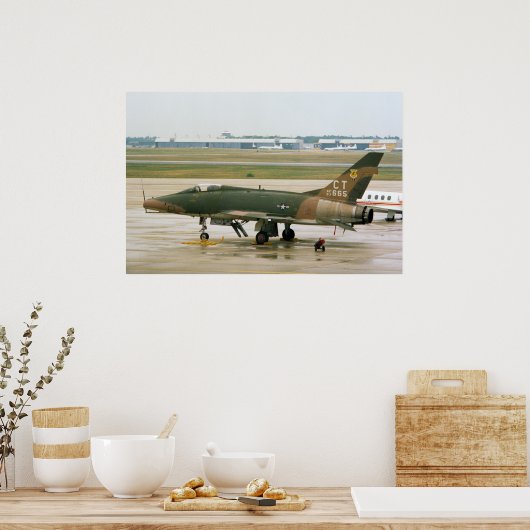 F-100 Super Saber Poster (Küche)