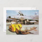 F-100 Super Saber Postkarte (Vorne/Hinten)