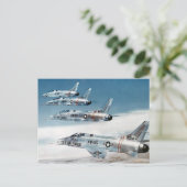 F-100 Super Sabers Postkarte (Stehend Vorderseite)