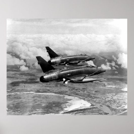 F-100 Supersabre Poster (Vorne)