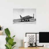 F-100 Supersabre Poster (Heimbüro)