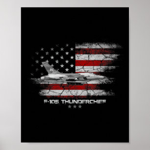 F-105 Kampfflugzeug-Pilot Veteran Vietnam Poster