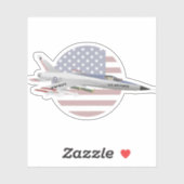 F-105 ThunderChief Military Airplane Aufkleber (Blatt)