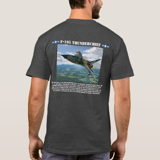 F-105 ThunderChief T-Shirt (Rückseite)
