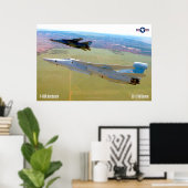 F-111A AARDVARK und EF-111A RAVEN Poster (Heimbüro)