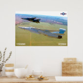F-111A AARDVARK und EF-111A RAVEN Poster (Küche)